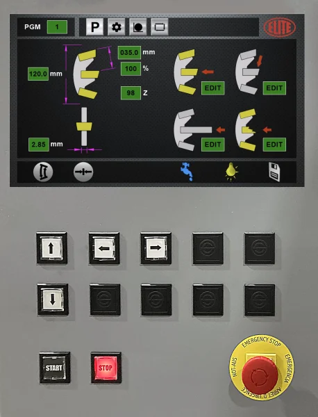 ELITE AVB 750 control panel with colour display